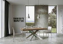 Tavolo Allungabile 200-304x90x77 cm Volantis Premium Quercia Natura Telaio 4A 