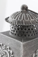 Set 2 Lanterne Alte da Giardino in Metallo Soriani