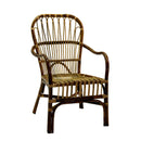 Poltrona da Giardino in Rattan 64x73H45/98cm Naturale