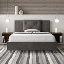 Letto Matrimoniale Appia Grigio Varie Misure