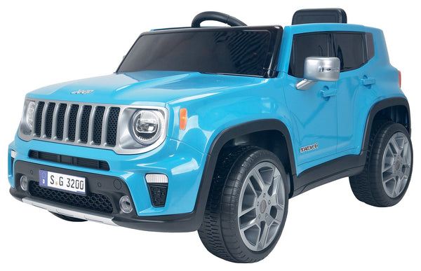 online Macchina Elettrica per Bambini 12V con Licenza Jeep Renegade Azzurra