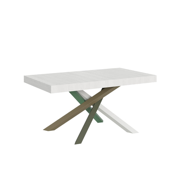 Tavolo Allungabile 160-420x90x77 cm Volantis Bianco Frassino online
