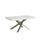 Tavolo Allungabile 160-264x90x77 cm Volantis Bianco Frassino