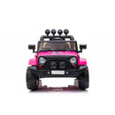 Macchina Elettrica per Bambini Fuoristrada Adventure 12V con Telecomando Fucsia