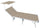 Lettino Prendisole Pieghevole da Giardino 180x61x46 cm in Alluminio Tortora