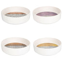 Set 4 Piatti Fondi Ø21x6 cm  in Ceramica VdE Tivoli 1996 Switch