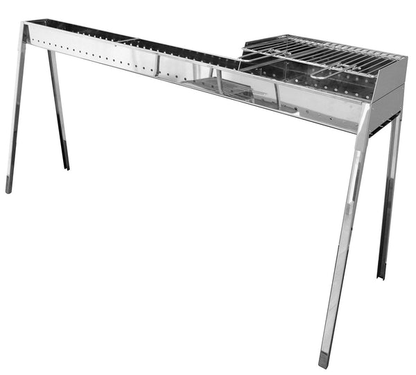 Cuoci Arrosticini a Carbone 120 cm con Barbecue Lisa Luxury Milano Grill 80+40 prezzo