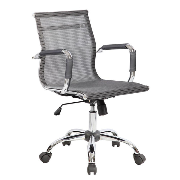 Sedia Poltrona Direzionale da Ufficio in Rete Traspirante Tosini Dallas Grigio prezzo