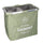 Cesto Portabiancheria in tessuto sacco verde doppio pieghevole cm 54x34.5xh50.5