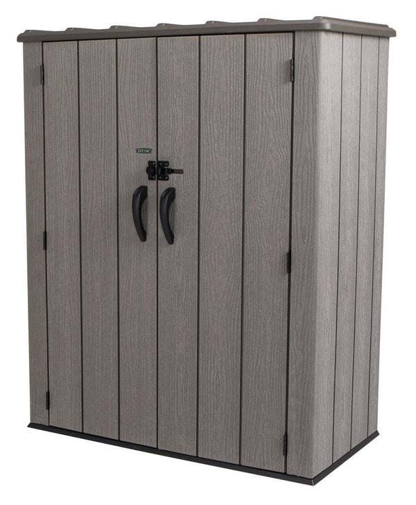 Armadio Porta Attrezzi da Giardino 136x70x172 cm in Polietilene sconto