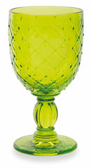 Confezione 6 Calici Vino in Vetro 280ml Villa d'Este Home Tivoli Rombi