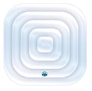 Copertura Gonfiabile Quadrata 128x128 cm per Piscine Idromaggio Gonfiabili NetSpa Aspen e Caiman