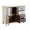 Mobile Edison 100x40x86 h cm in Legno Multicolor