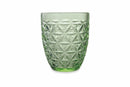 Set 6 Bicchieri Ø8,5x10 cm in Vetro Villa d'Este Home Tivoli Gemma Verdi
