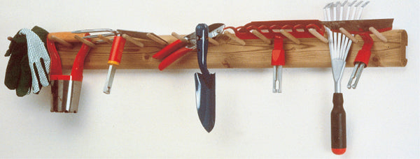 acquista Appendi Attrezzi da Parete 96x3,5x9 cm in Legno di Conifera Taini