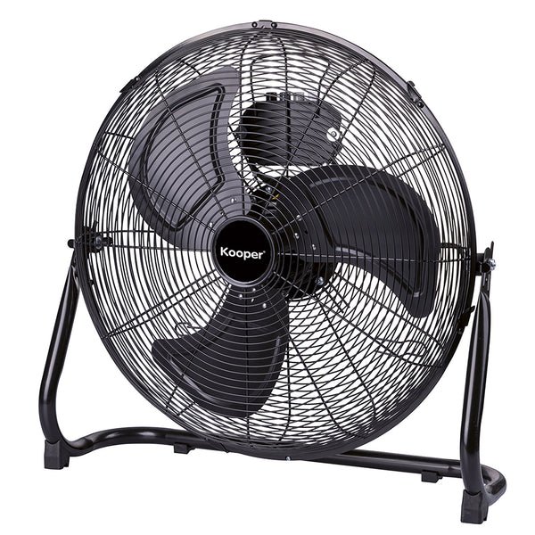 online Ventilatore ad Alta Velocità Ø 45 cm 3 Pale 100W in Acciaio Laminato e Alluminio Nero