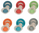 Servizio Piatti 18 Pezzi in Stoneware Soriani California Multicolor