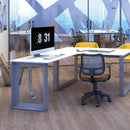 Colonna Passacavi per Scrivania Ufficio 78 cm in Plastica Emuca Grigia