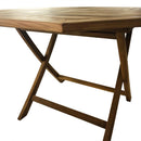 Tavolo Pieghevole Ottagonale da Esterno Octogon 120x120 cm in Teak      