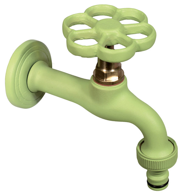 Rubinetto Colorato per Fontana da Giardino in Ottone Belfer RUB/024 Verde Acido sconto