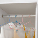 Armadio Guardaroba con Ruote in Legno 80x40x128 cm Bianco 