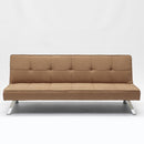 Divano Letto 175x83x74 cm in Tessuto Beige