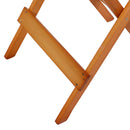 Tavolo Pieghevole da Giardino in Legno Quadrato 60x60x70cm Marrone