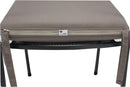 Set 2 Cuscini per Sedia da Giardino 90x45x5 cm in Dralon Allegro Taupe