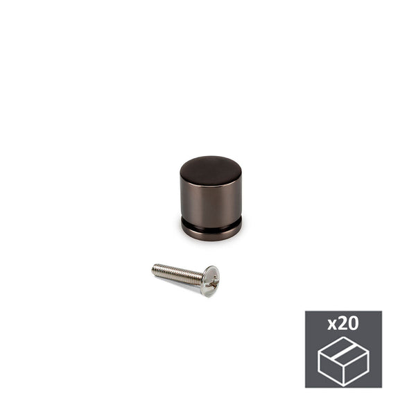 prezzo Pomolo per Mobile Zama Titanio 20 Pezzi Emuca