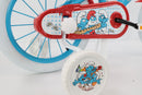 Bicicletta per Bambini 14" MTB a 2 Freni e Stabilizzatori Puffi Azzurro e Rosso
