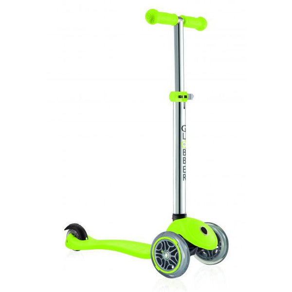 acquista Monopattino a 3 Ruote Doppia Iniezione 3 Altezze Max 50Kg Globber PRIMO Verde