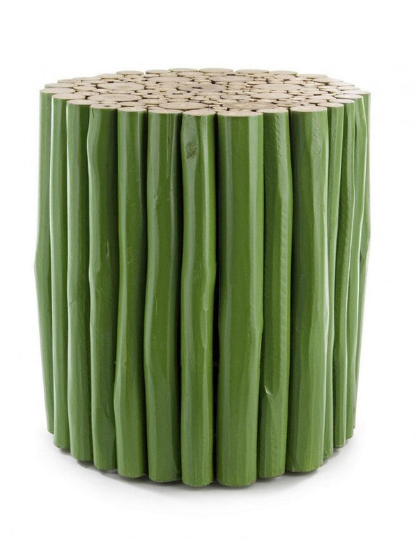 Tavolino 38x38x40 cm Guadalupe in Legno Verde prezzo