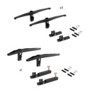 Kit Supporti per Mensole in Legno e Alluminio Emuca Zero Nero