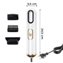 Asciugacapelli Phon Compatto 2000W con Ioni Negativi Bianco