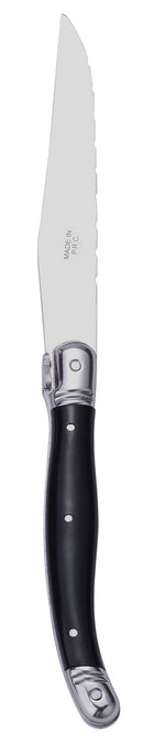 Set Posate 24 Pezzi in Acciaio Inox Manico in ABS Nero