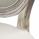 Sedia Constance 48x46x96 h cm in Tessuto Beige