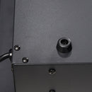 Camino Elettrico da Parete 1800W con Telecomando e Display LCD 127x15,8x45 cm Nero 