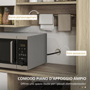 Mobile Dispensa 80x35x180 cm Ripiano con Foro Passacavi Bianco e Rovere   