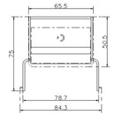 Mobile Lavatoio Sospeso 65,5x50,5x56 cm 2 Ante Montegrappa Novella Dipiù Bianco