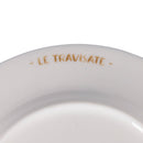 Set 4 Piattini Dolce Ø19x1,5 cm in New Bone China VdE Tivoli 1996 Le Travisate Bianco