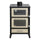 Stufa a Legna con Forno 22 KW 50,5x58,5xH91,5 cm Marika Beige