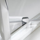 Porta Parete Doccia 1 Anta Battente In Cristallo Opaco 6mm H198 Fosterberg Aalborg Varie Misure