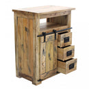 Mobile Zacharias 70x45x90 h cm in Legno Marrone