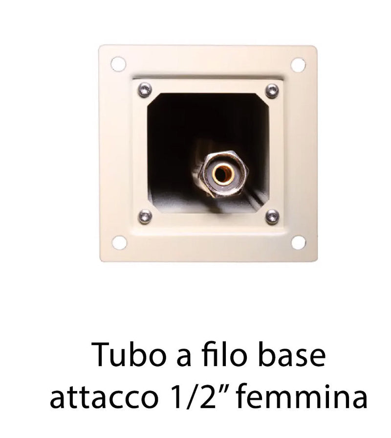 Fontana da Giardino con Doppio Rubinetto Belfer 42/QRR Tortora