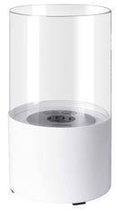 Camino a Bioetanolo da Tavolo Ø17x30cm Qlima FFB017 Bianco