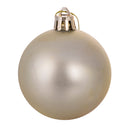 Set 12 Palle di Natale Ø4 cm in Plastica Champagne