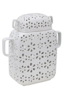 Vaso Flowery 31,5x13x34 cm Porcellana