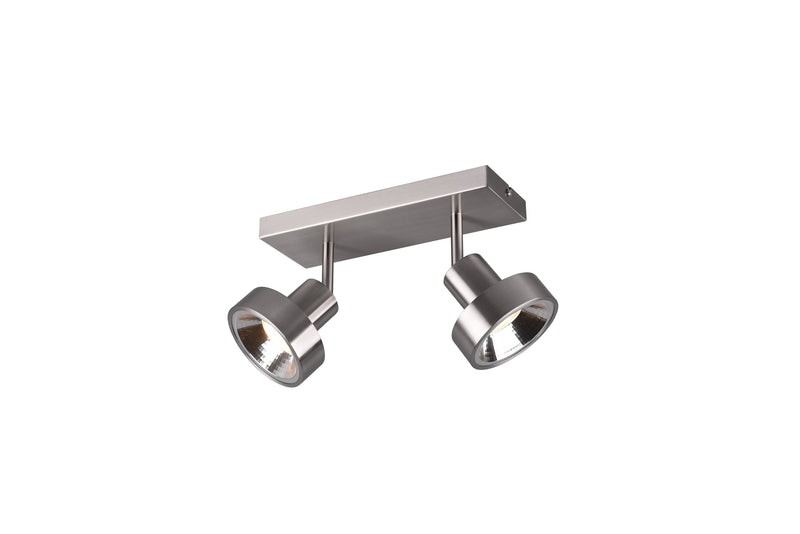 Faretto da Interno a LED in Metallo Nickel Opaco