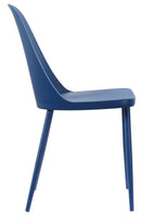 Set 4 Sedie 55x46x80 cm in Polipropilene Blu