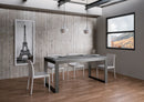 Tavolo Allungabile 120-224x90x80 cm Tecno Evolution Cemento